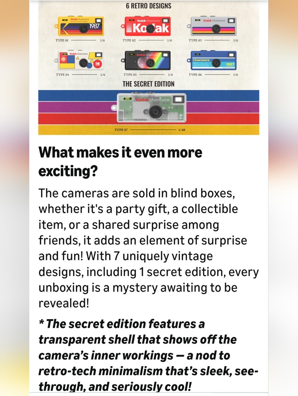 Viral 🎥 KODAK CHARMERA Keychain Digital Camera Blind Box Collection - 1987 - Picture 7 of 14